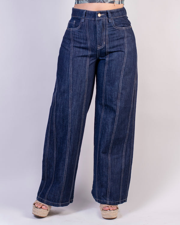 Jean wide leg tiro alto | J23275