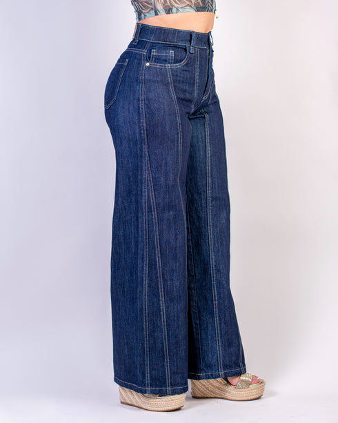 Jean wide leg tiro alto | J23275