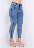 Jean skinny tiro alto Ref 23055