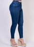 Jean skinny tiro alto Ref 23064