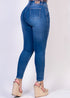 Jean skinny tiro alto Ref 23065