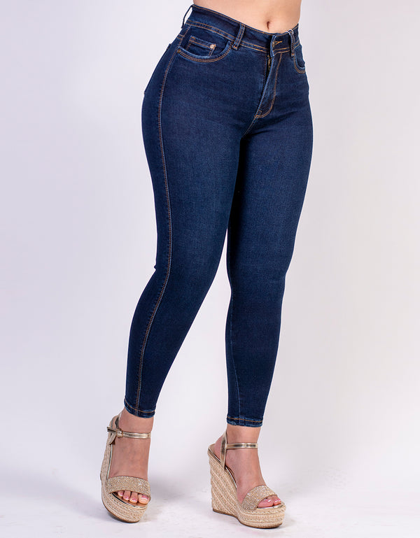 Jean skinny tiro alto J23039