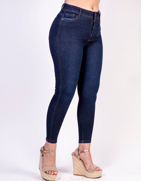 Jean skinny tiro alto Ref J230572
