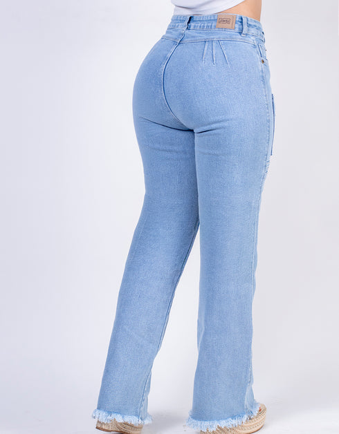 Jean flare tiro alto Ref J21883