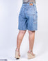 Short jean biker tiro alto | J23371