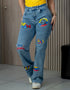 Jean Graphic Denim SELECCIÓN COLOMBIA bota recta | J9077