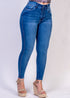 Jean skinny tiro alto Ref 23065