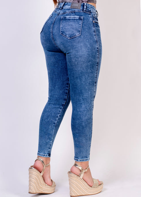 Jean skinny tiro alto | JN5959