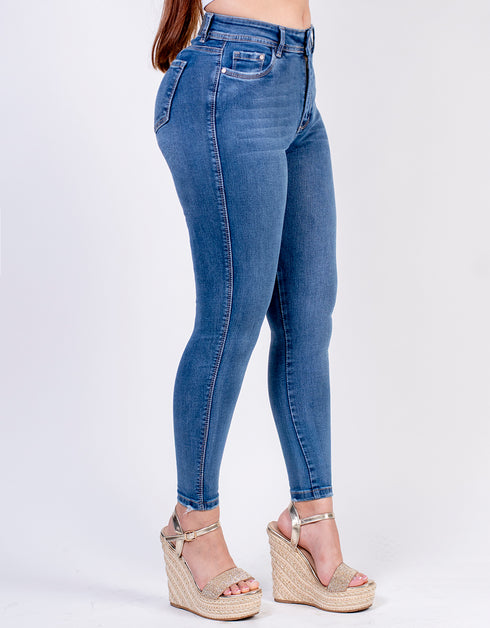 Jean skinny tiro alto Ref J23036
