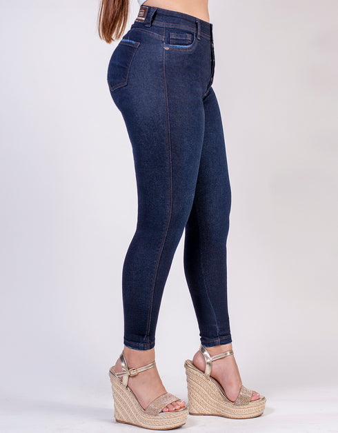 Jean skinny tiro alto Ref J230572
